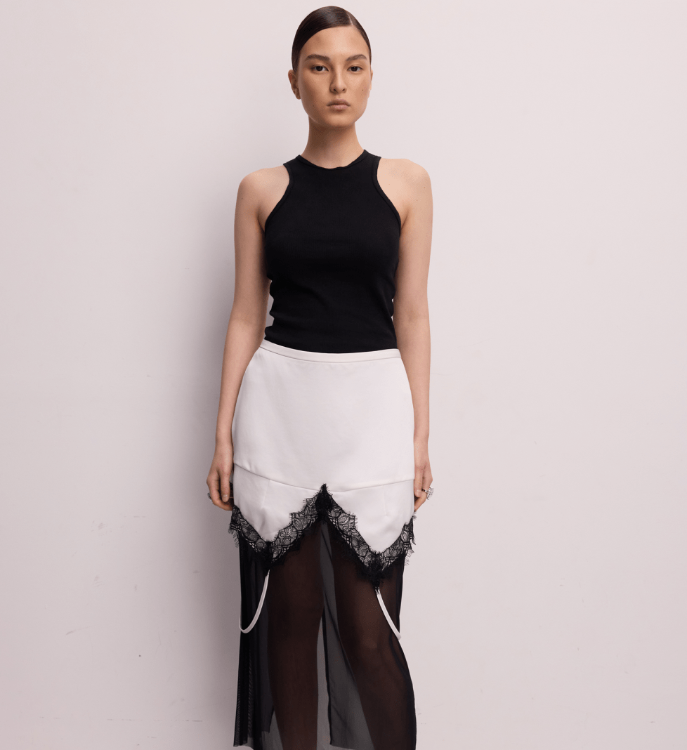 BAZHANE Skirt Courtesan black