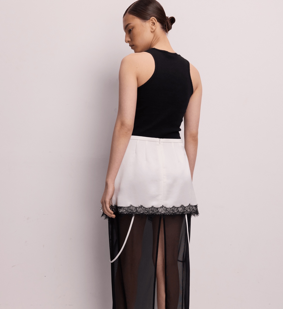 BAZHANE Skirt Courtesan black