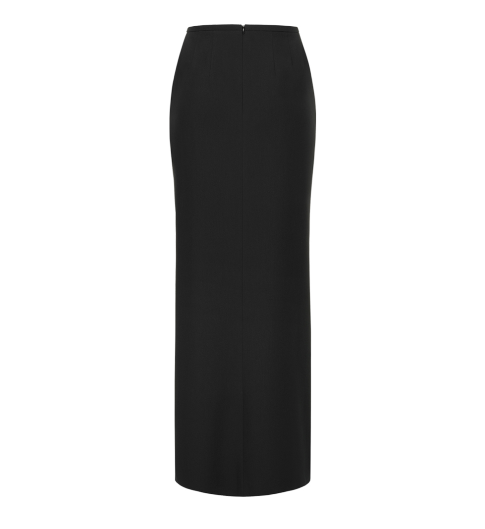 BAZHANE Twist skirt black