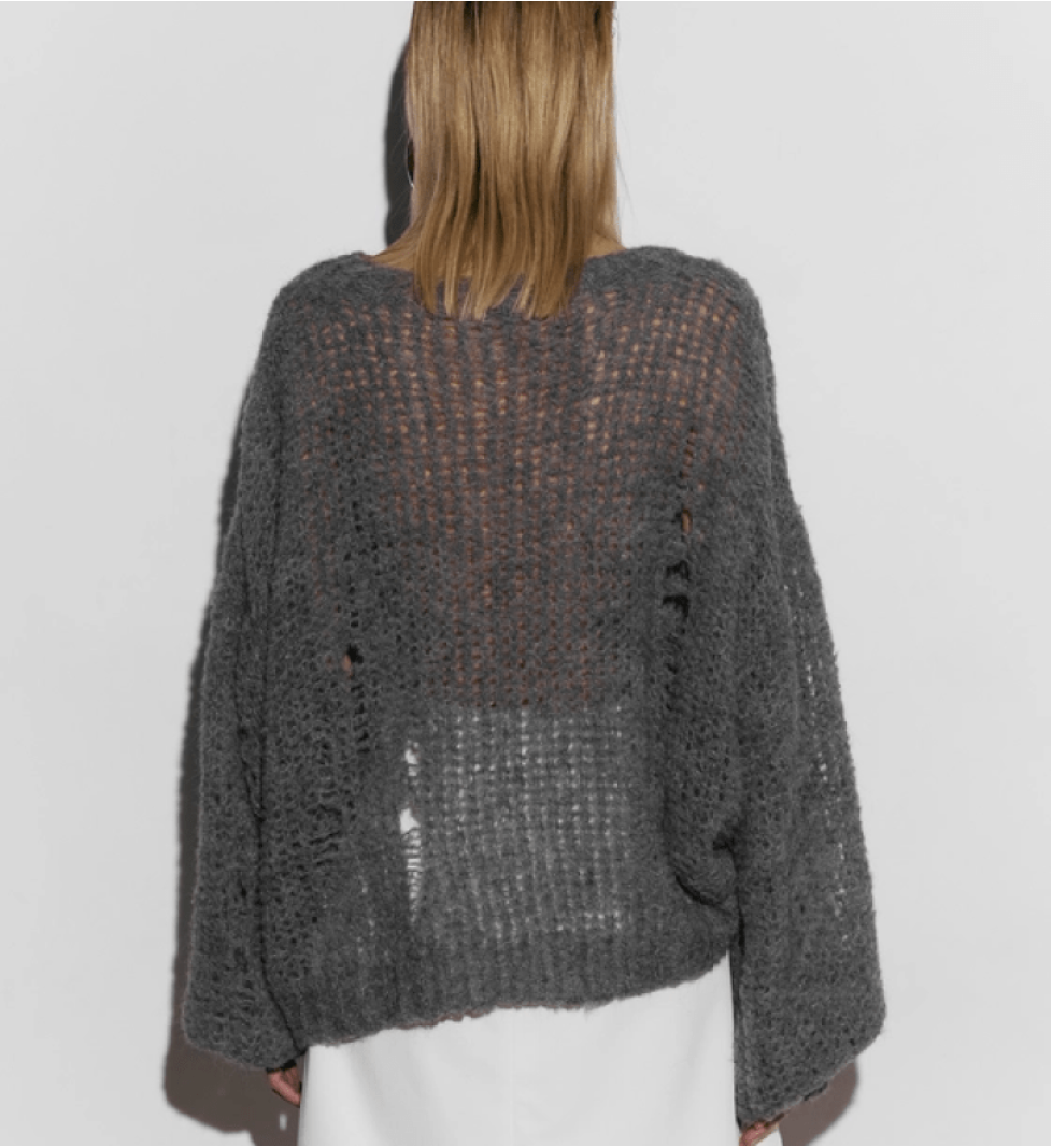 BAZHANE sweater Alpaca grey
