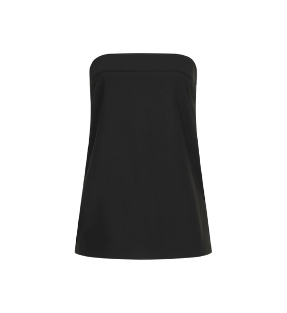 Топ BAZHANE без бретелей black