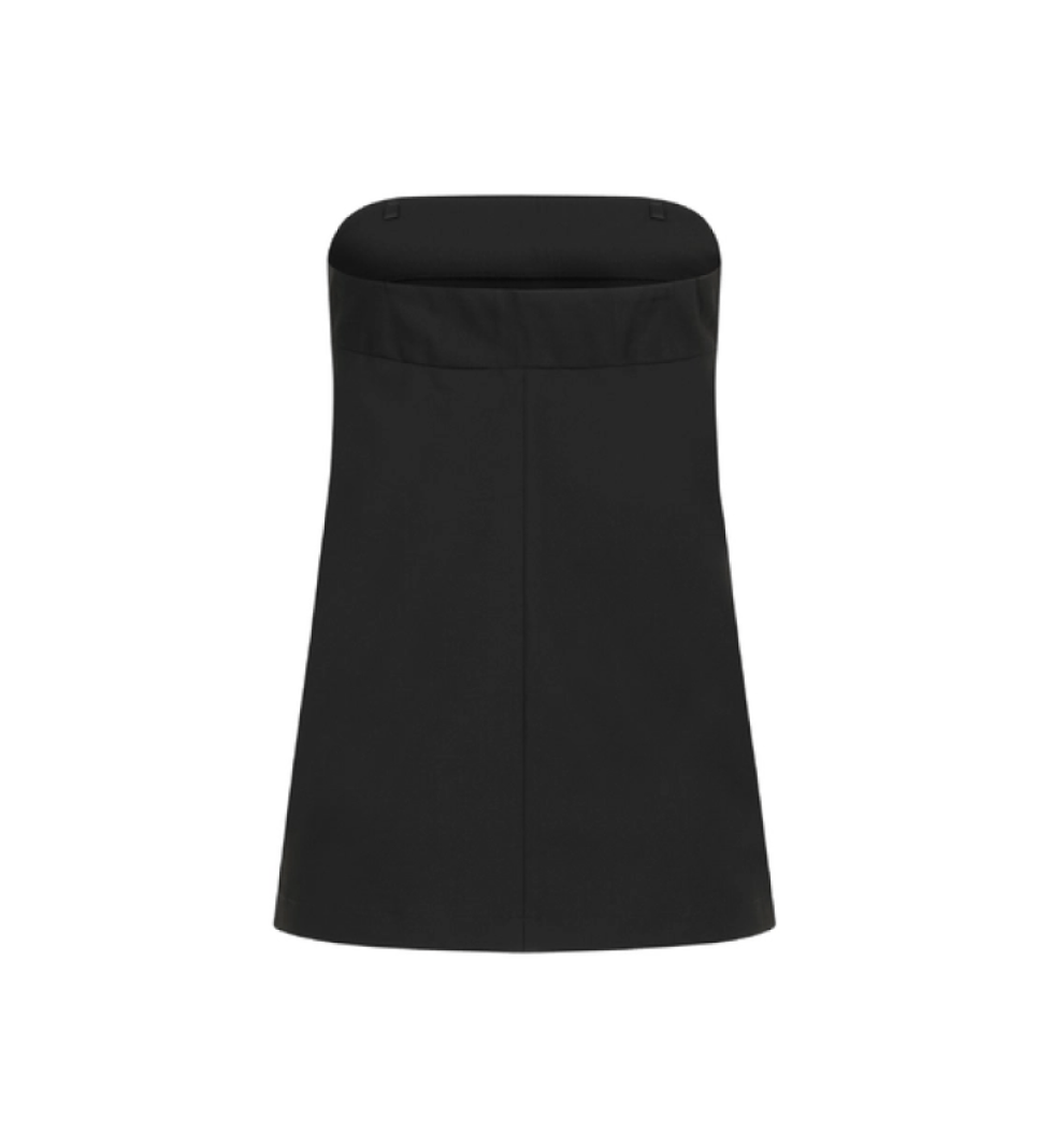 Топ BAZHANE без бретелей black