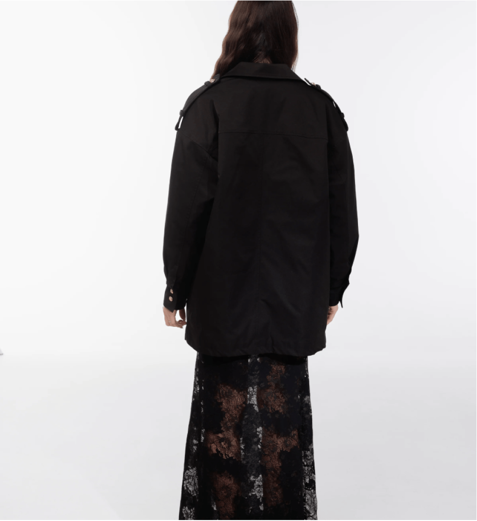 be:POSH insulated cotton parka black