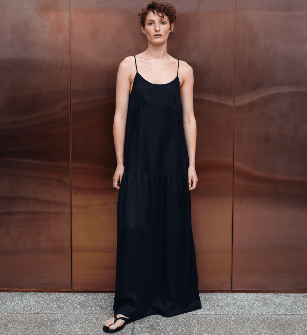 BESKET Serpanok sundress maxi black