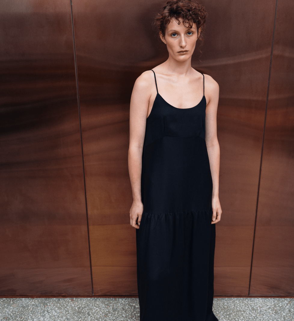 BESKET Serpanok sundress maxi black