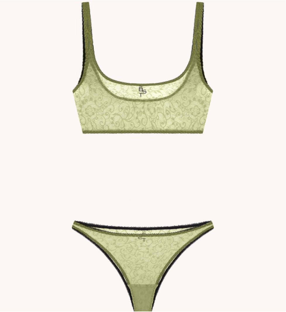 BlackSeaTribe Bikinis Lingerie set Olive