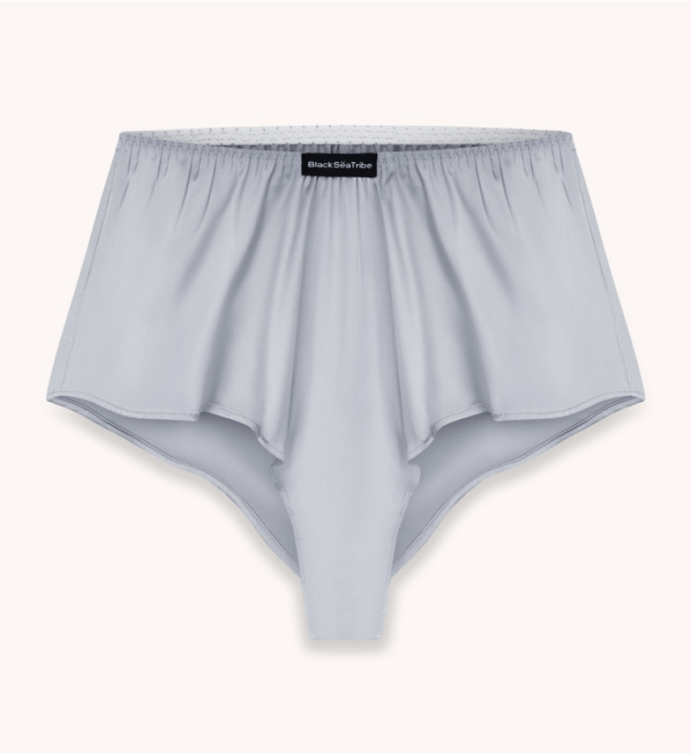 BlackSeaTribe Silky Gray Weightless Panties