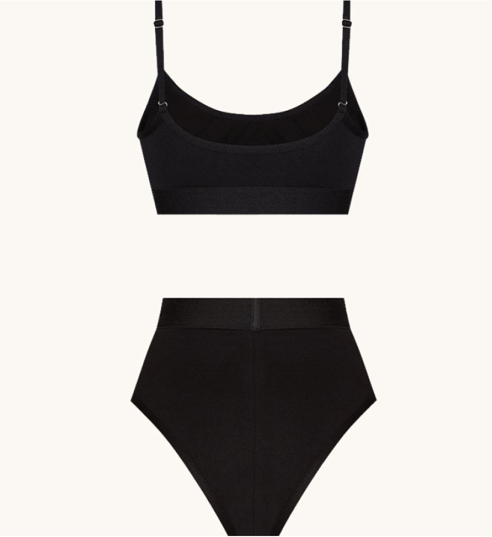 BlackSeaTribe Mio High-Waisted Lingerie Set