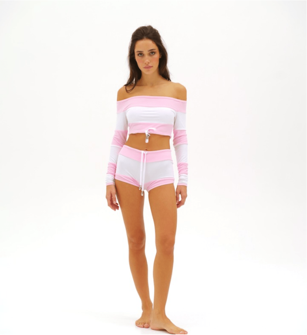 BlackSeaTribe Suit with shorts pink