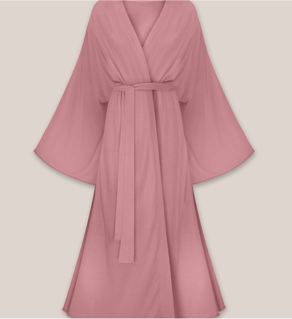 BlackSeaTribe Kimono Ash Rose