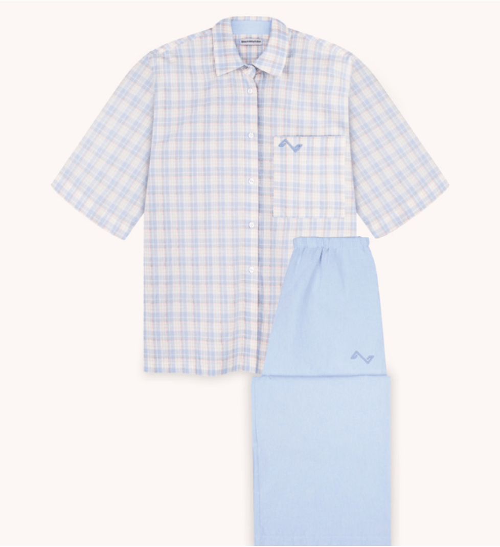 BlackSeaTribe Light blue Leo Suit with pants