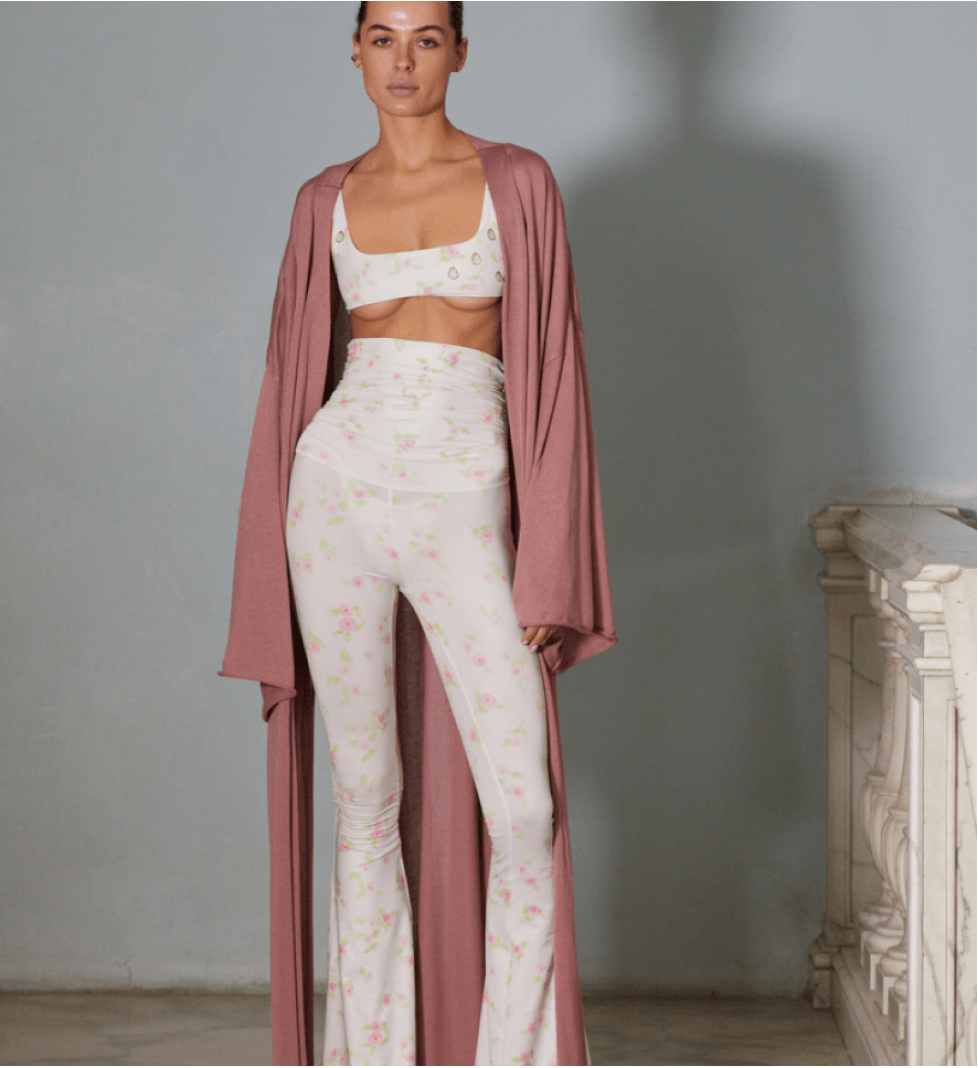 BlackSeaTribe Blossom flare pants