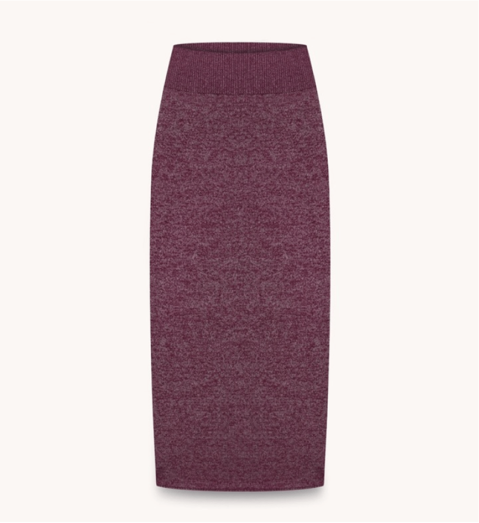 Юбка BlackSeaTribe Semi-sheer plum