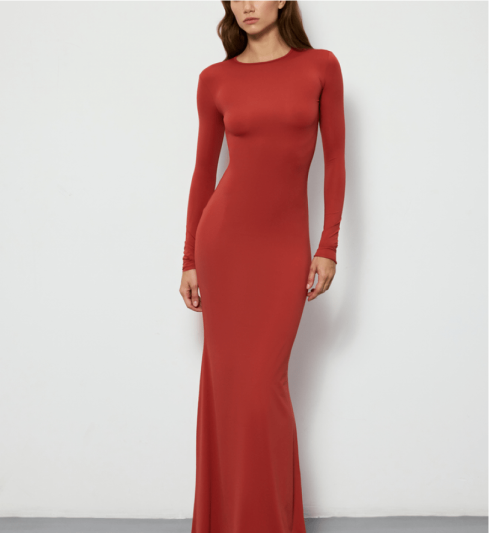 BlackSeaTribe Christy Maxi Dress Terracotta