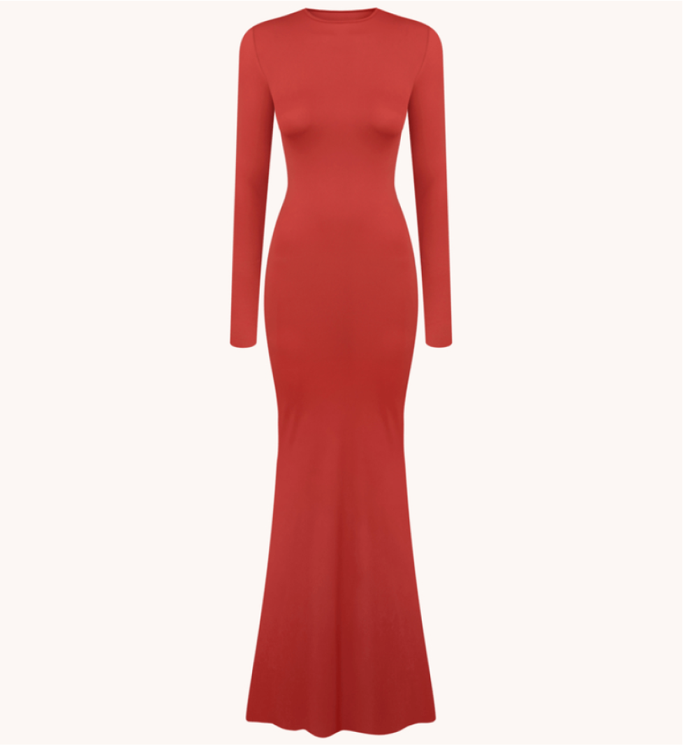 BlackSeaTribe Christy Maxi Dress Terracotta