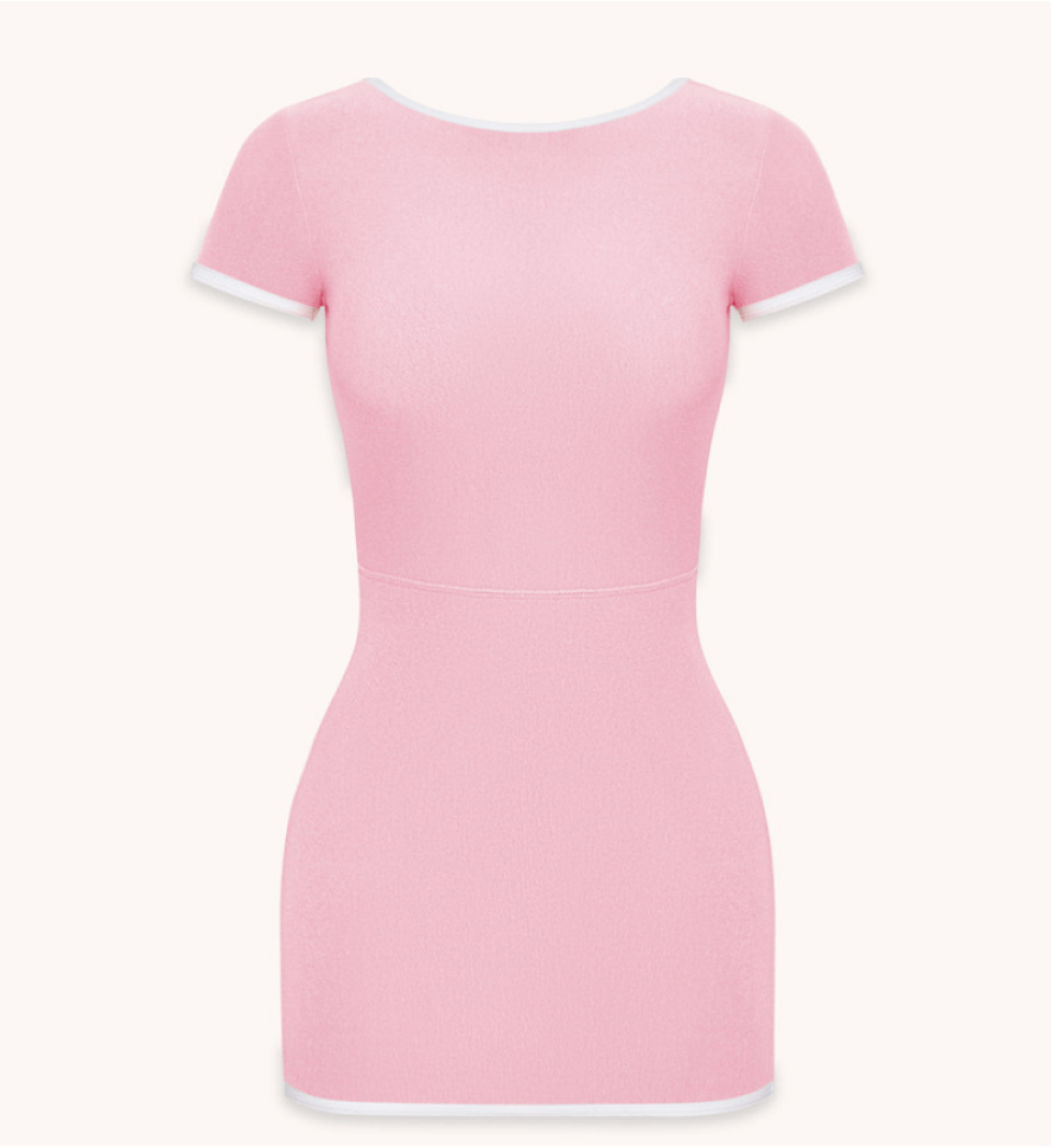 BlackSeaTribe Jumpsuit Dress Pink