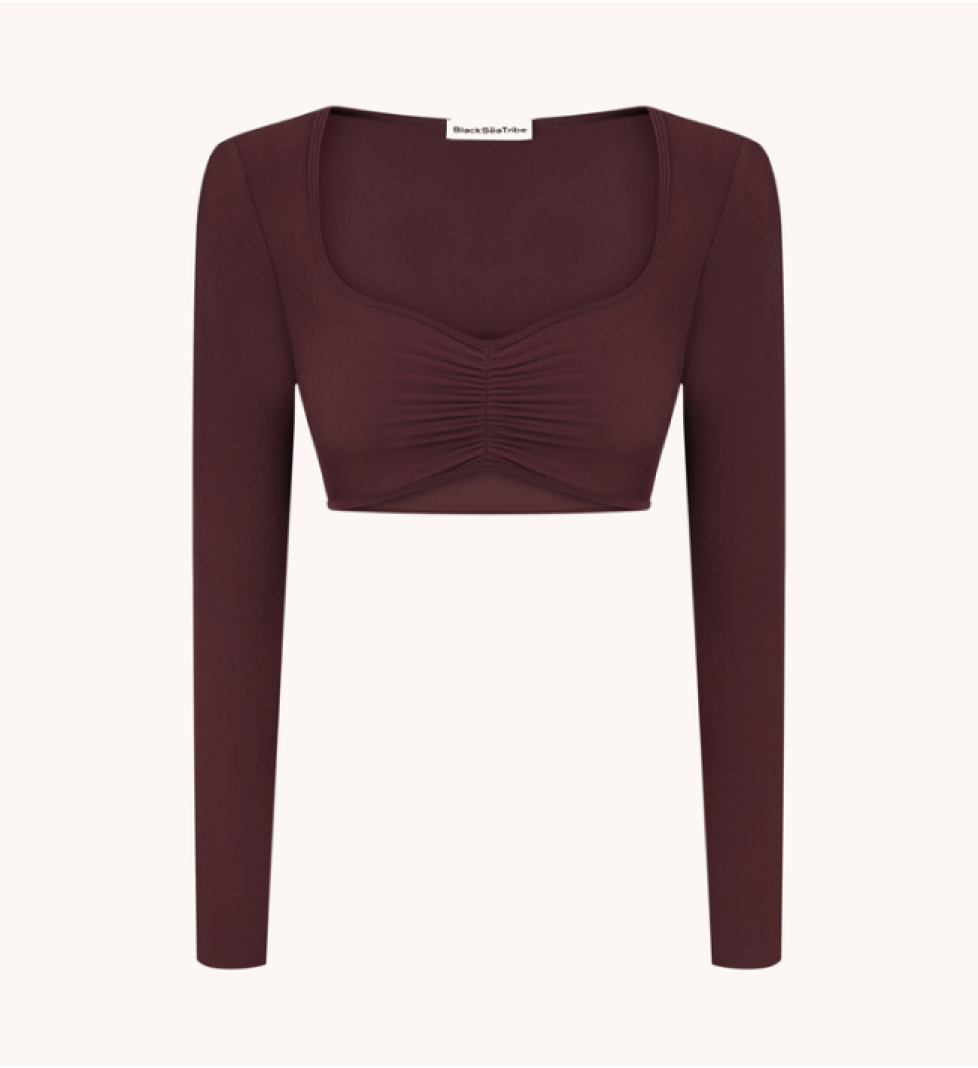 BlackSeaTribe Top Purple Madder