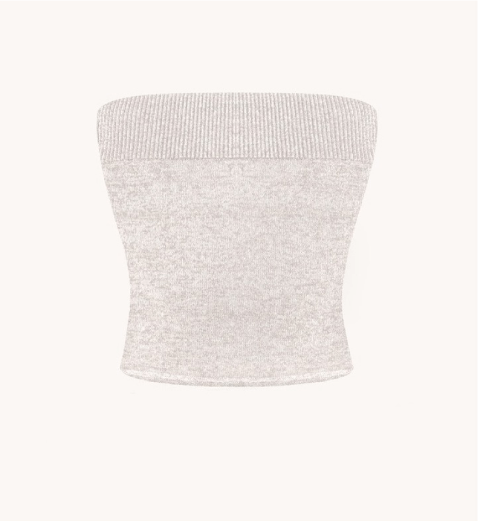 BlackSeaTribe Semi-sheer top coconut