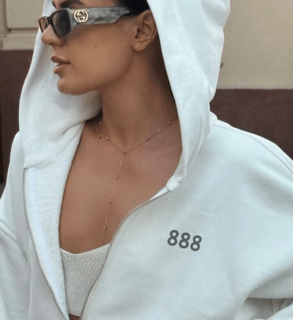 BLAZH' Hoodie butterfly milk