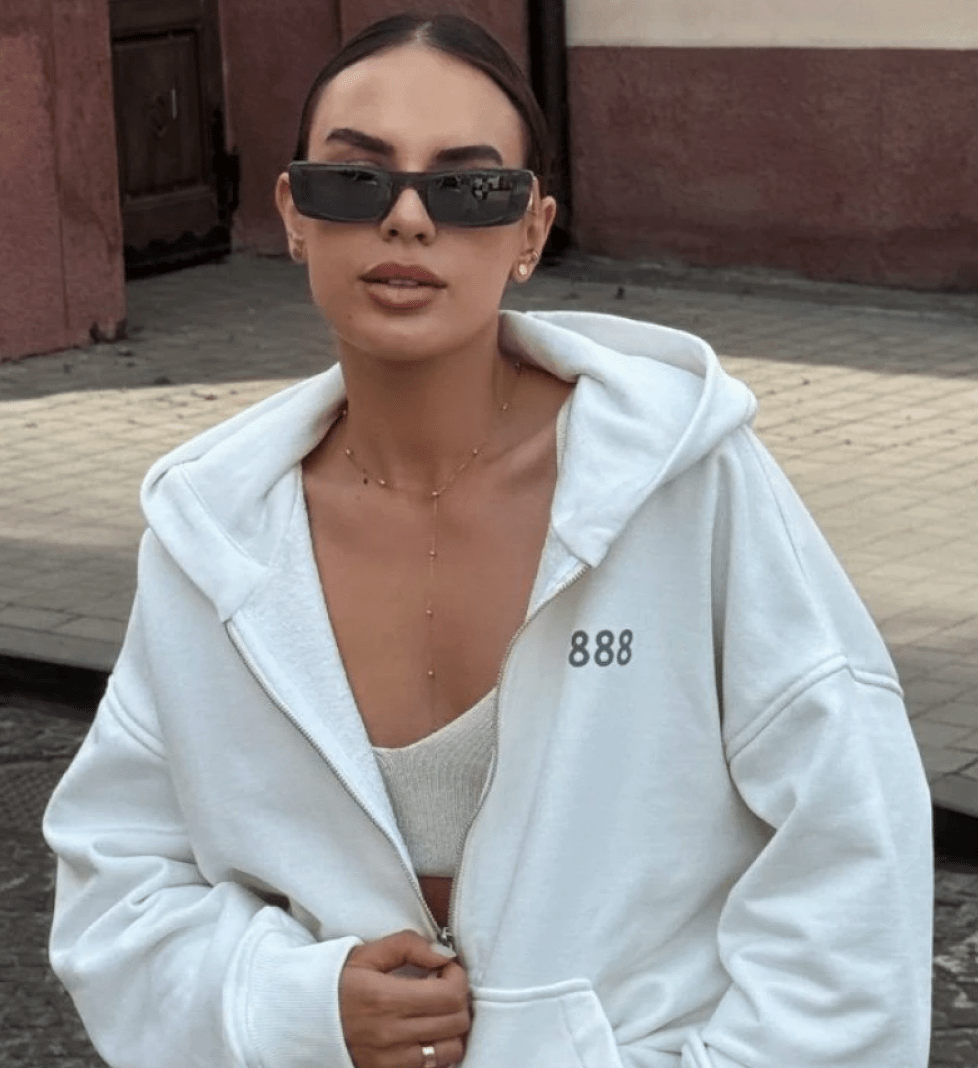BLAZH' Hoodie butterfly milk