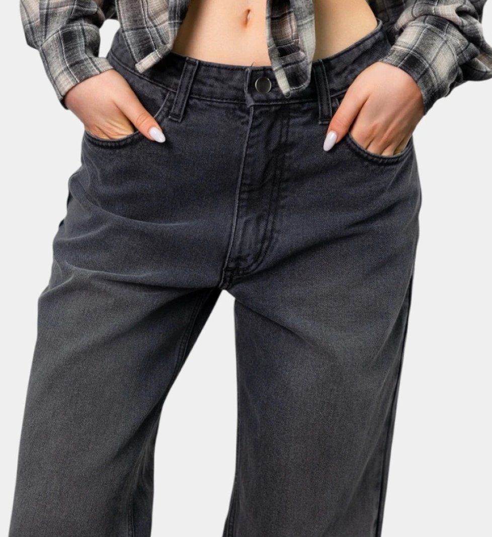 Blazh low-rise jeans Grey