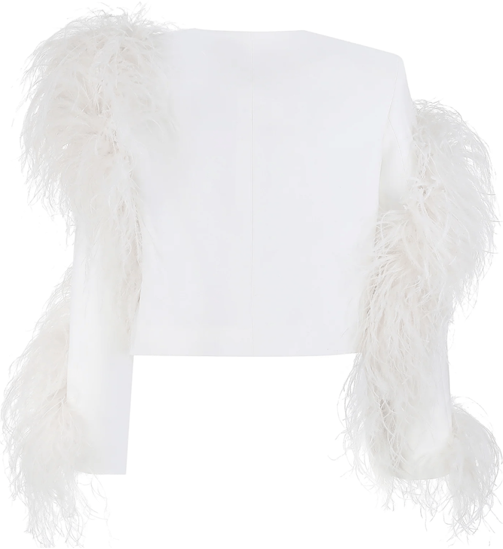 Blazy Shower Couture jacket White