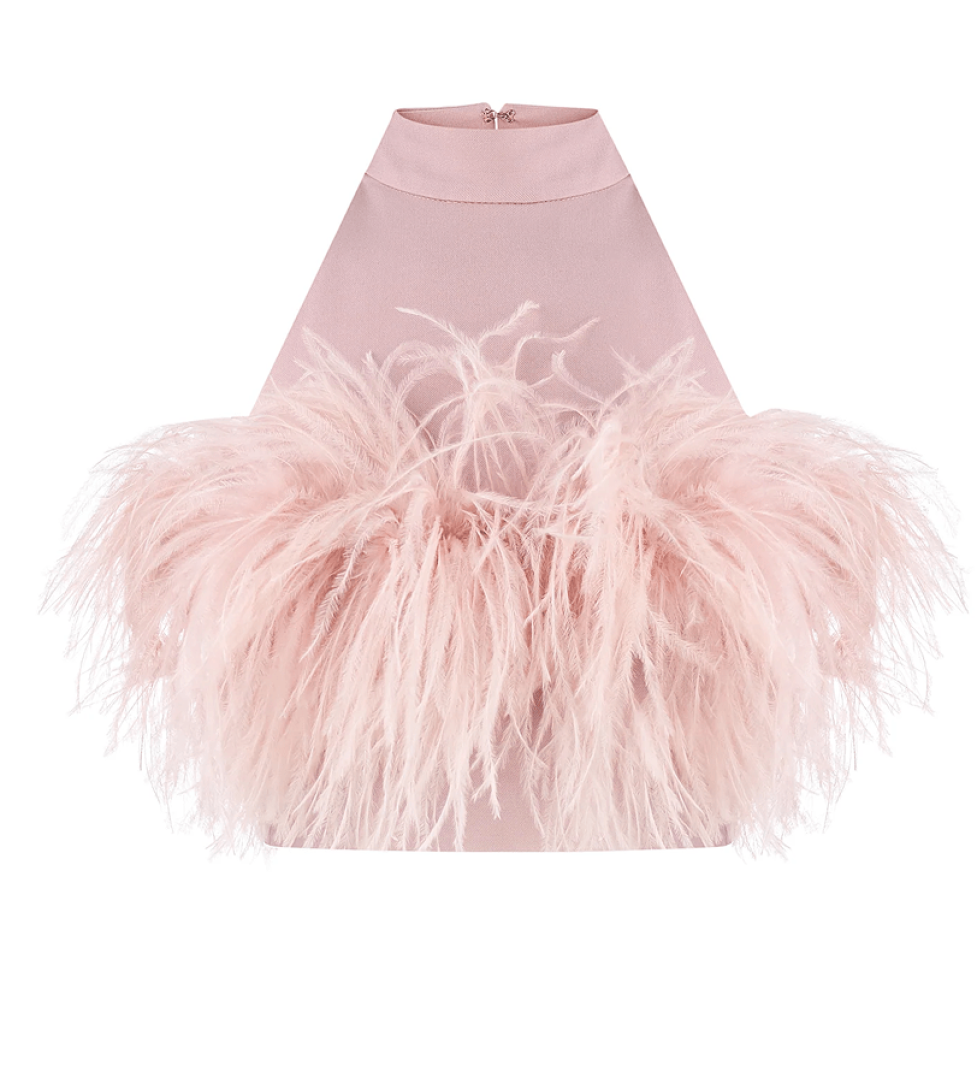 Blazy Shower Swan top Rose