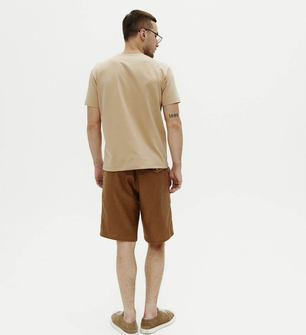 Blow Fashion Basic men's T-shirt beige