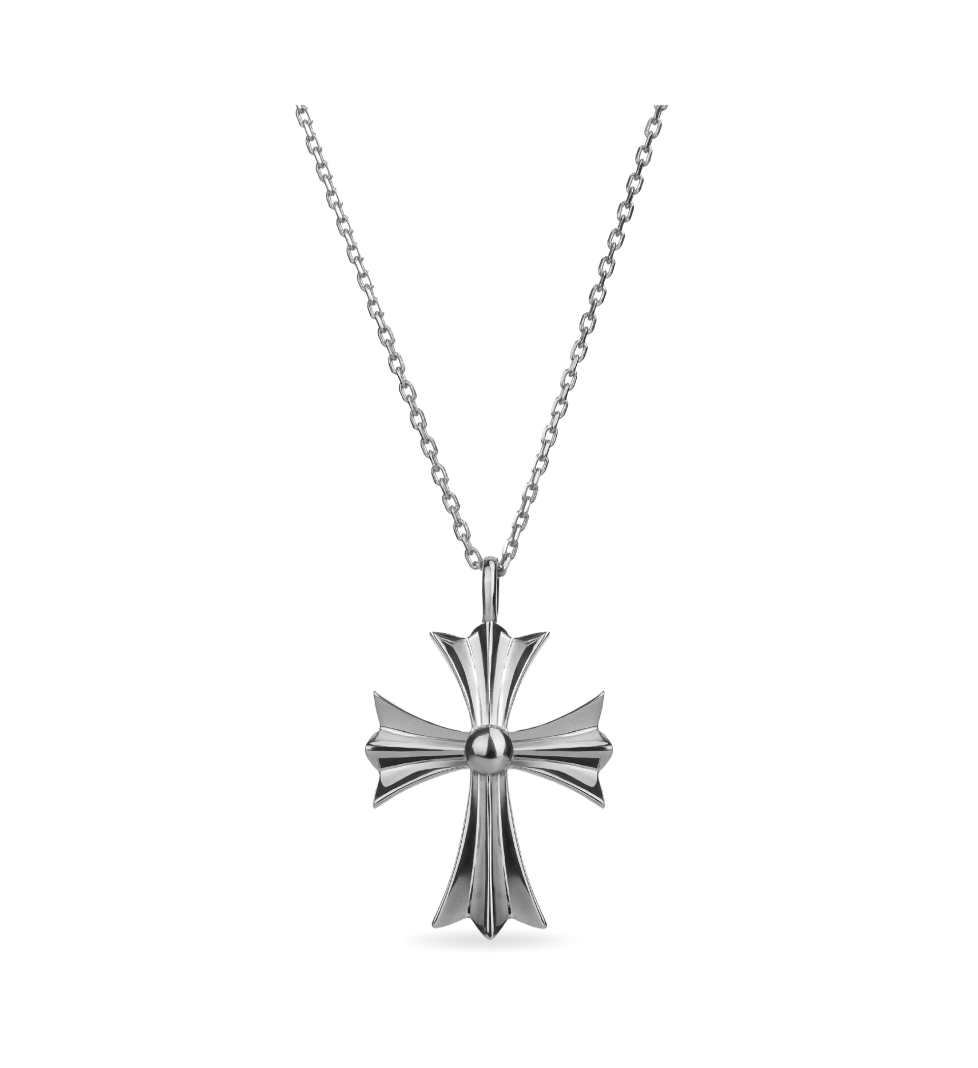 BRULI cross pendant silver