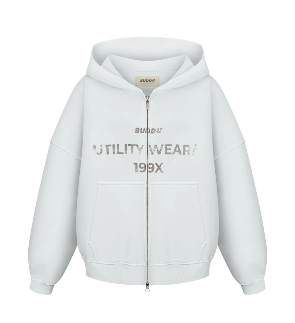 BUDDU hoodie universal white