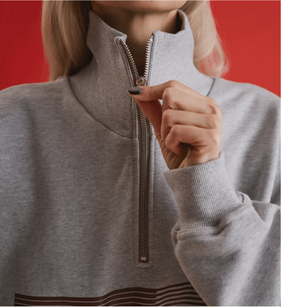 BUDDU Sport grey tracksuit with joggers