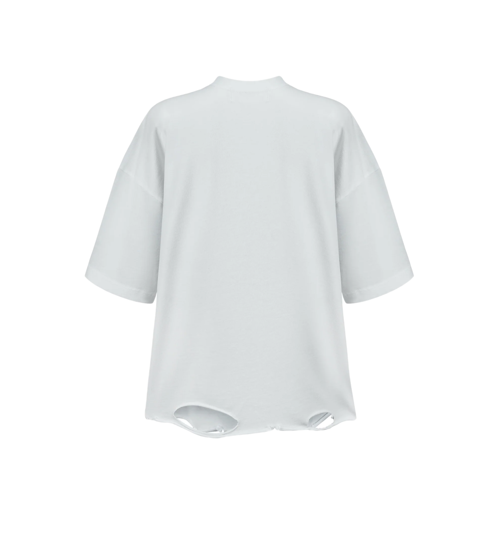 BUDDU basic T-shirt white