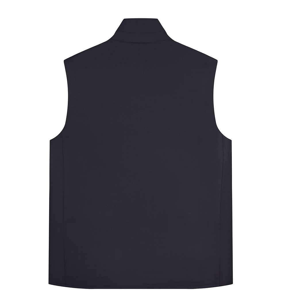 CHALETY reversible vest Bern blue