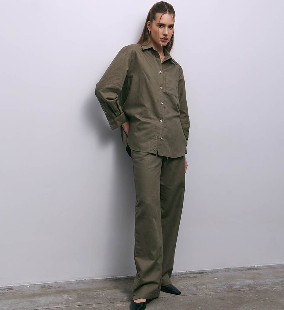 Chalety Lombardy Green Shirt