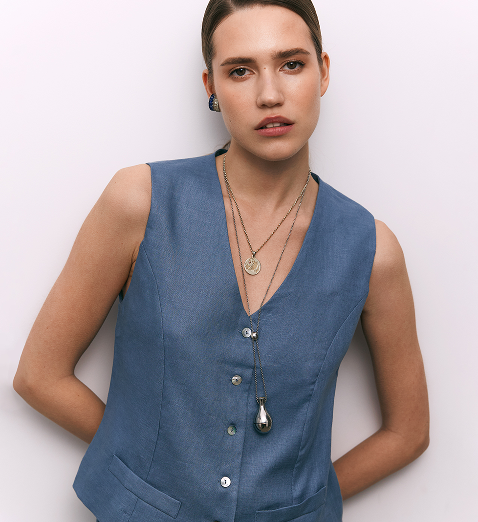 CHALETY Palermo blue vest