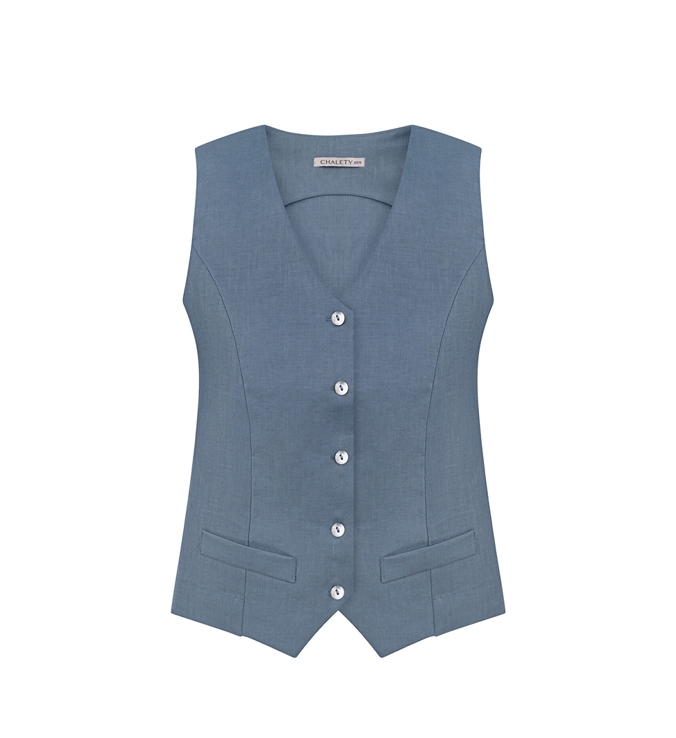CHALETY Palermo blue vest