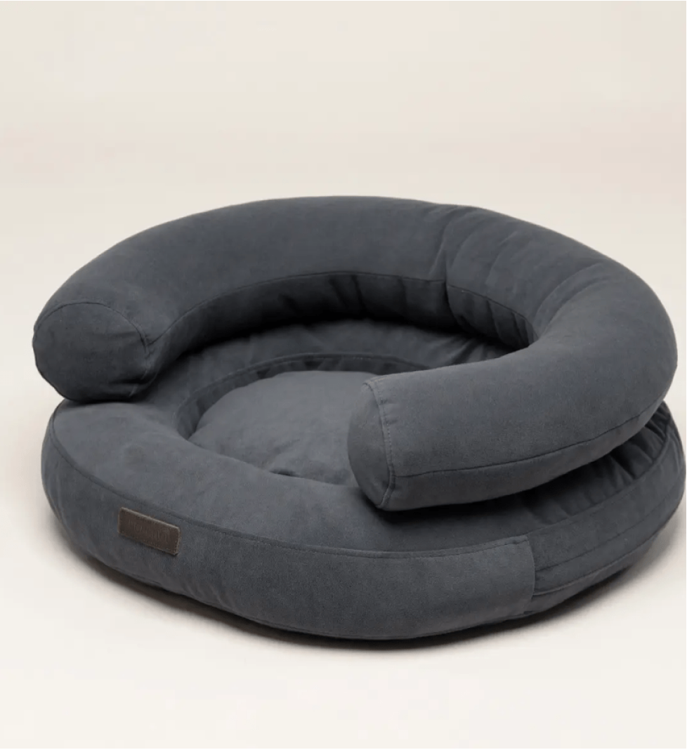 CHOUCHOU orthopedic bed for dogs “Marshmallow” dark grey