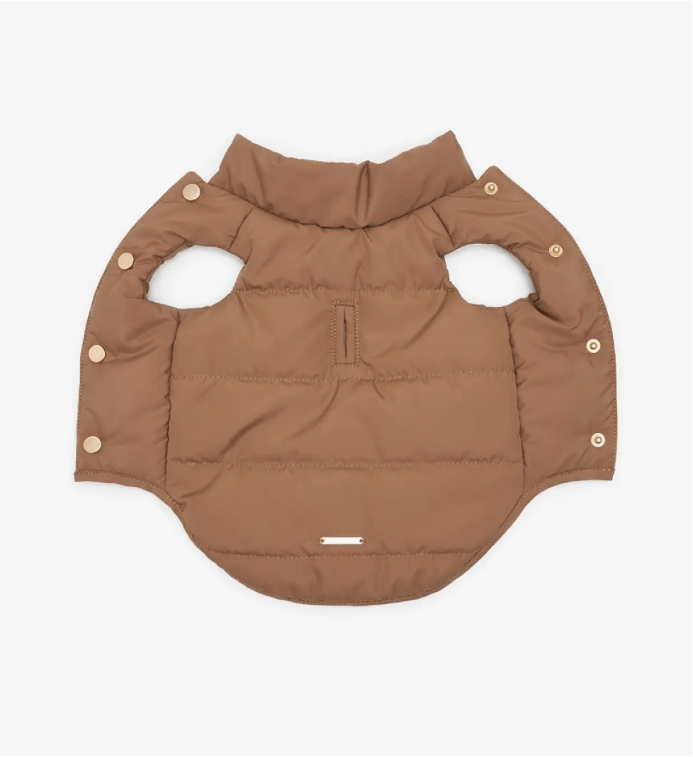 CHOUCHOU vest-puffer for dogs brown