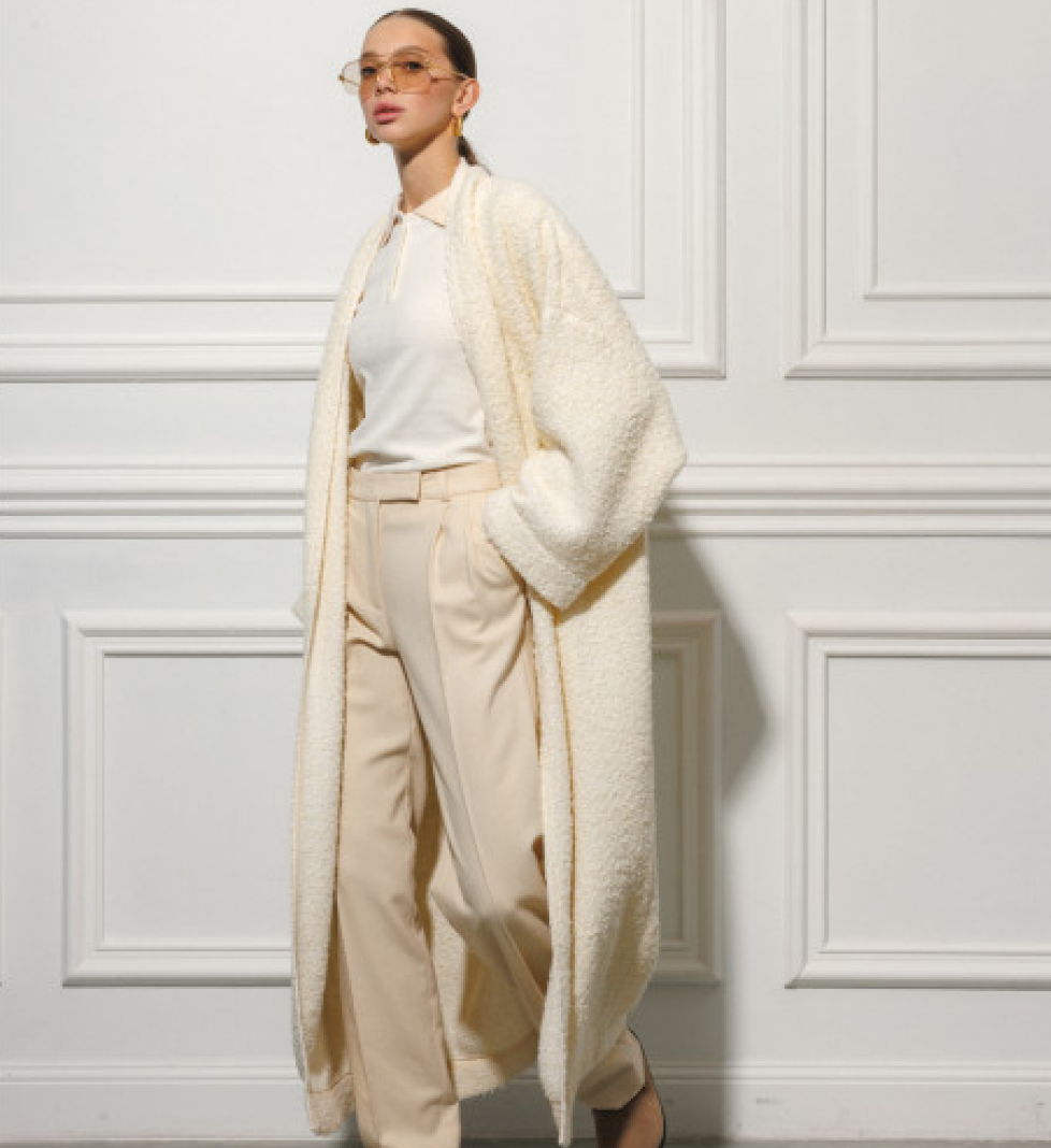 C.ICON Palazzo pants vanila milk
