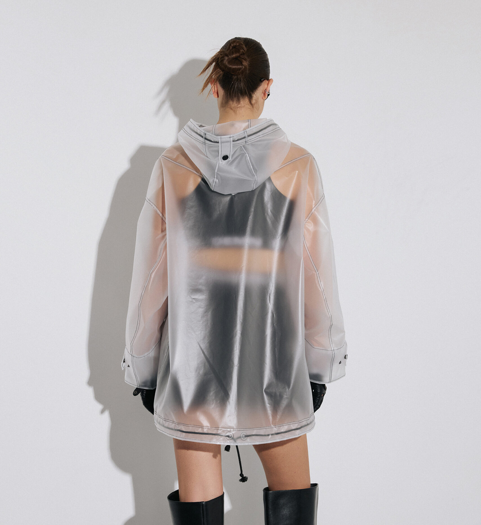Demn Ruby transparent anorak
