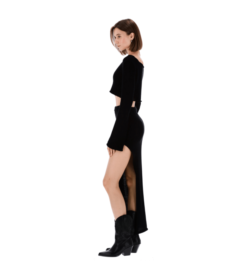 DEMN SANDRA knitted black suit