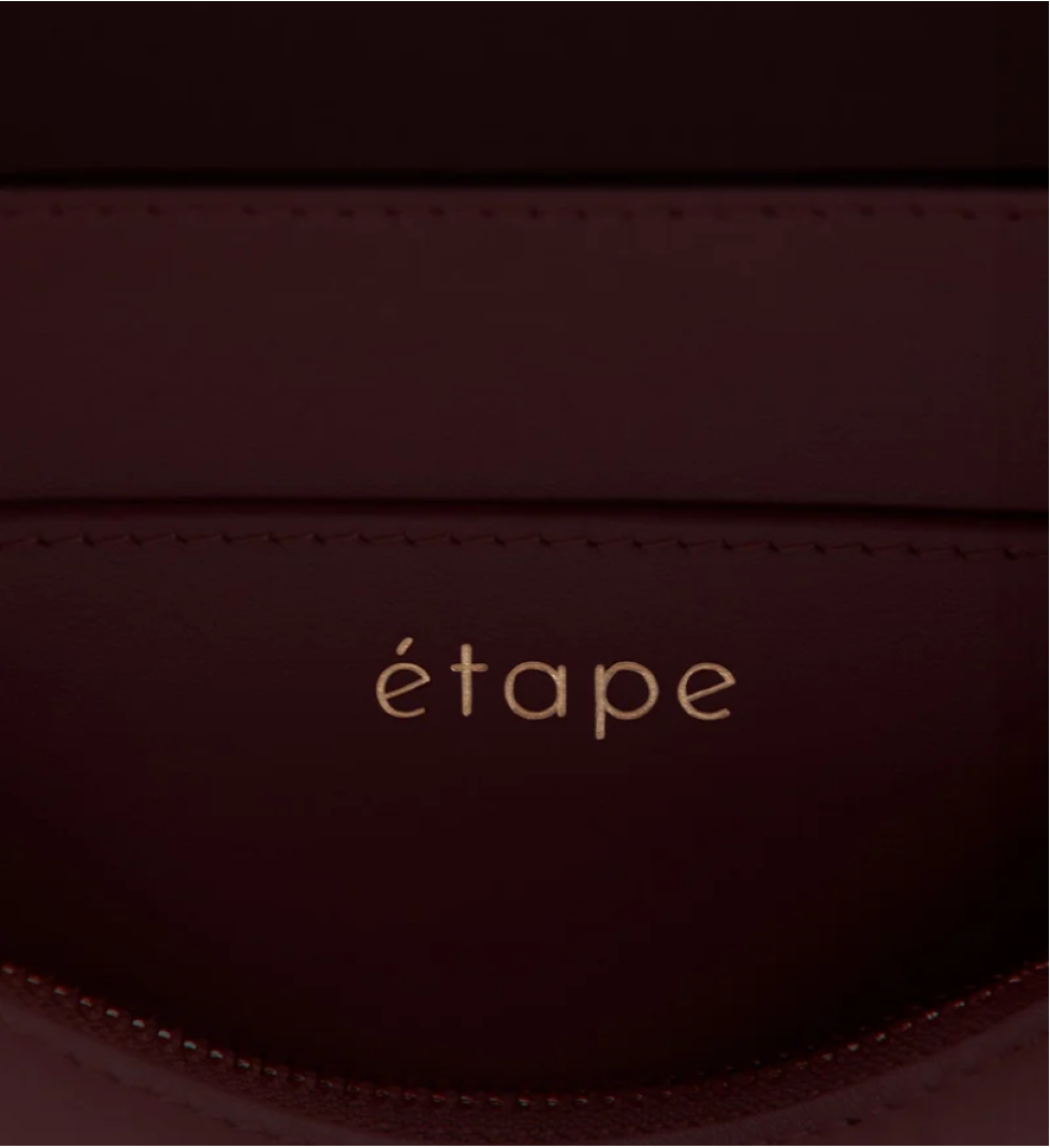 ETAPE Leather bag Venice Burgundy Nappa