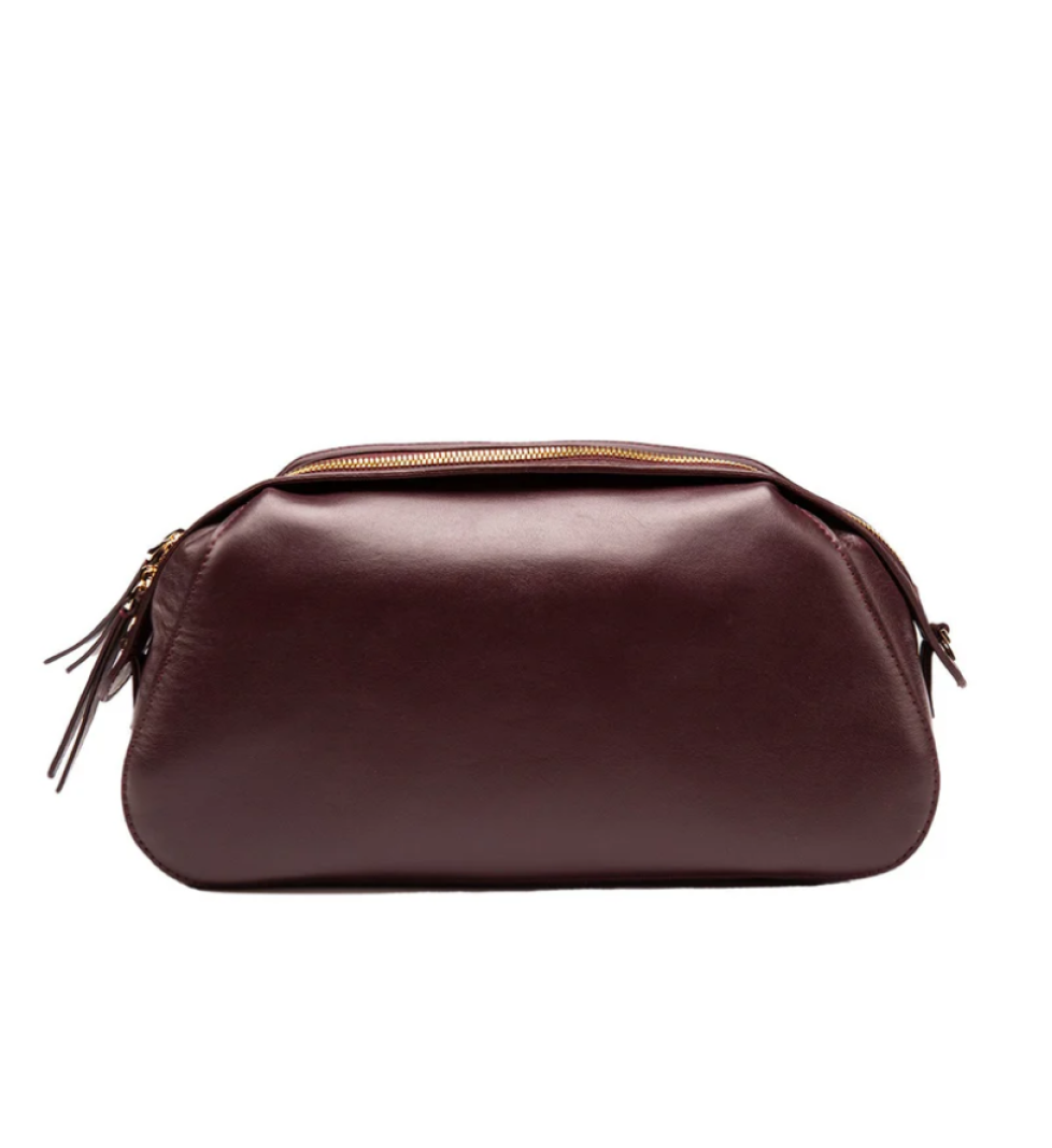 ETAPE Leather bag Venice Burgundy Nappa