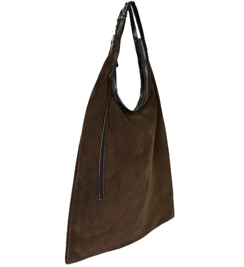 ETAPE La Poche Grand Suede Chocolate