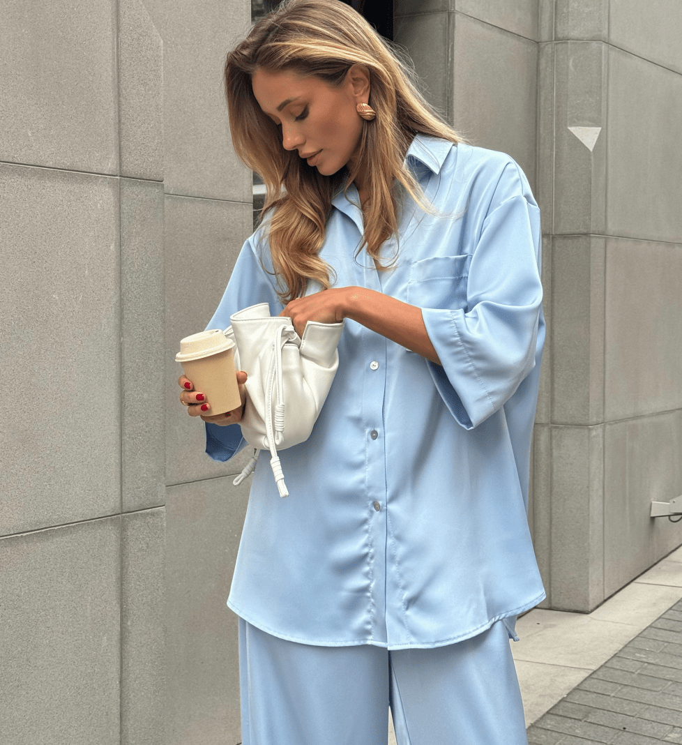 Fam Est suit light blue