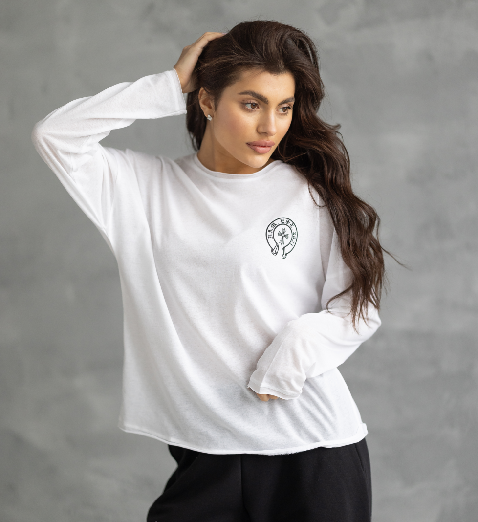 Fam Est long sleeve white