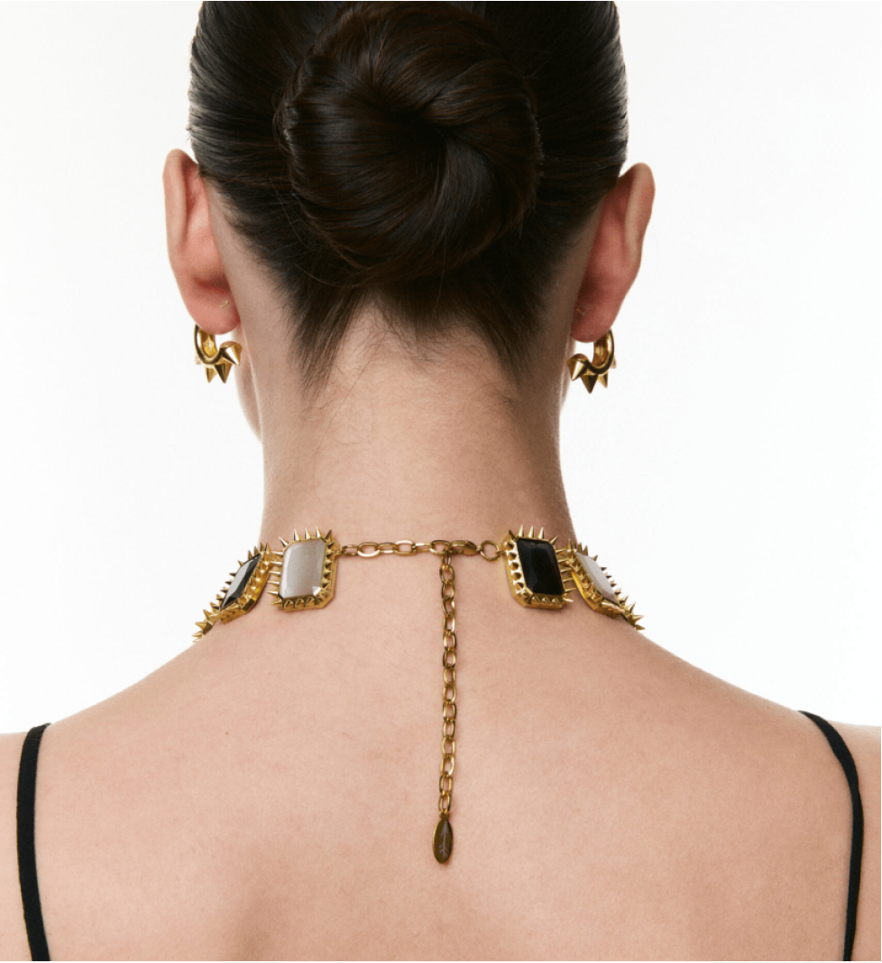 Чокер Grains De Verre "RUE CAMBON" Gold