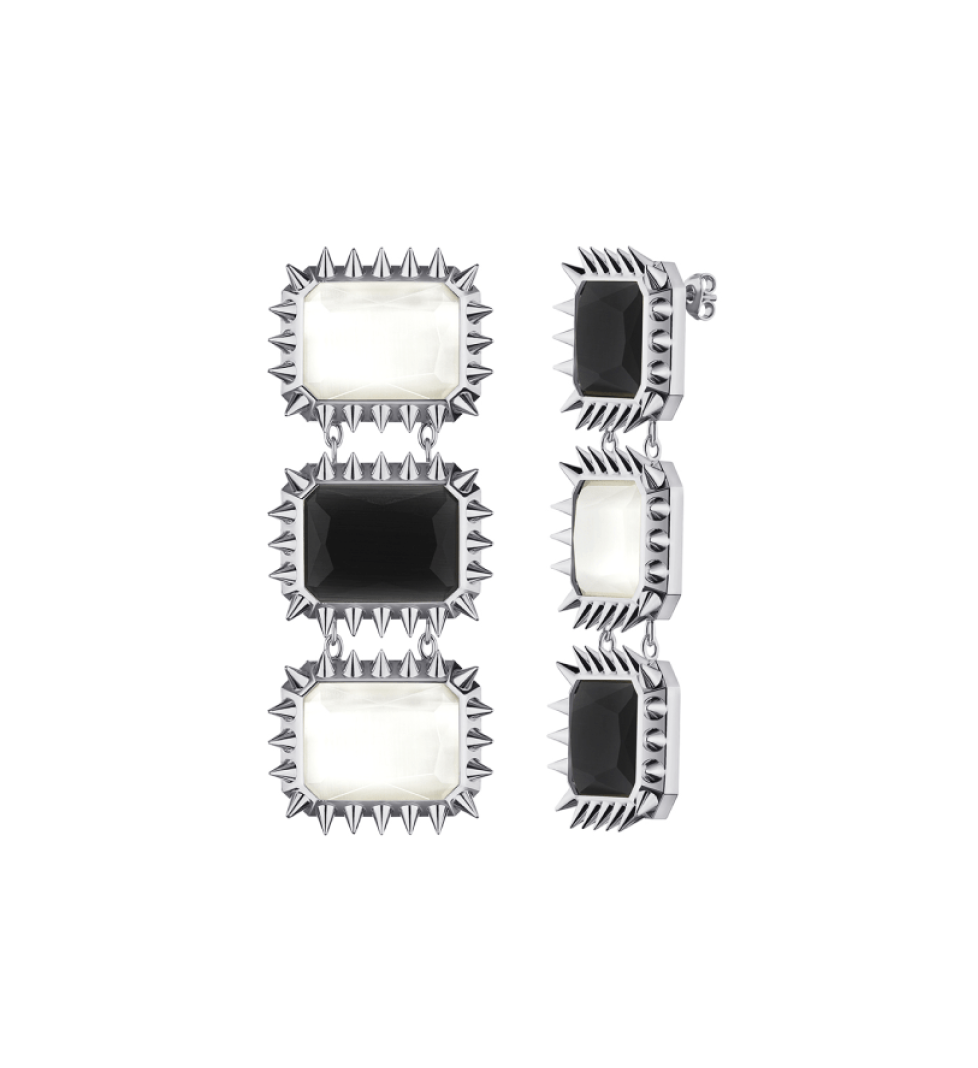 Grains De Verre "RUE CAMBON" Earring Silver