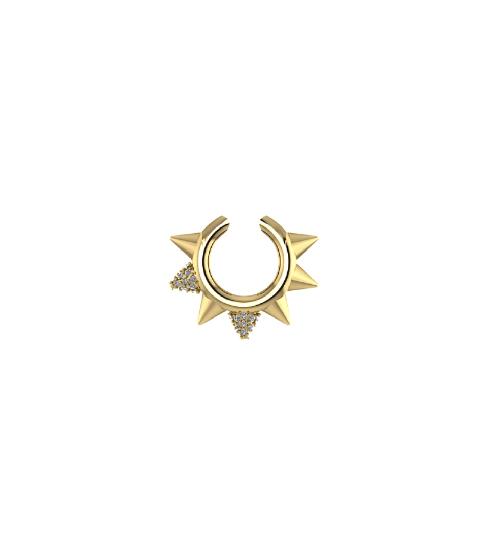 Grains De Verre “THE THORN” Cuff Gold