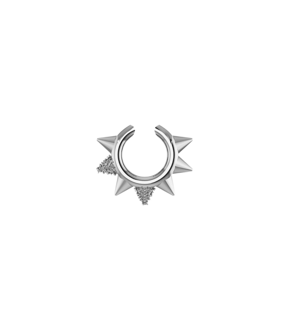 Grains De Verre “THE THORN” Cuff Silver